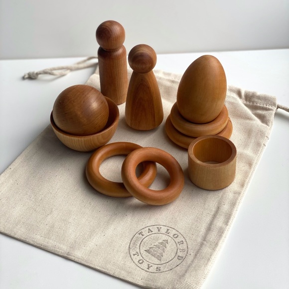 Montessori Toddler Wood Toy Play Kit - Picture 3 of 6